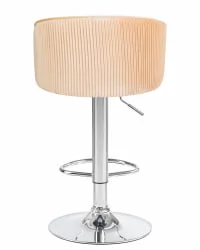 Стул барный ДОБРИН ДЭРCЙ Песочный велюр 1922-3 / DOBRIN DARCY