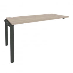 Наборный элемент рабочей станции на П-образном м/к ОНИКС О.МП-1.НРС-4.7 Дуб Аттик/Антрацит / ONIX O.MP-1.NRS-4.7