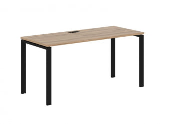 Стол письменный ЕДИС ЕУСТ 1567 Дуб Денвер светлый Черный / EDIS EUST