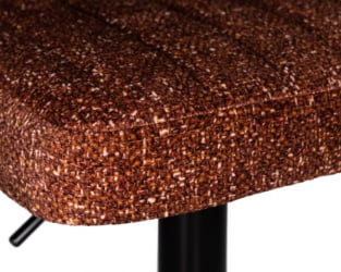 Стул барный ДОБРИН CХАРЛЙ БЛАCК (терракотовый твид (ЛЕО56)) 2 шт / DOBRIN CHARLY BLACK (LEO56))