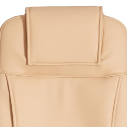 Кресло БЕРГАМО хром (22) кож/зам, бежевый, 36-34 / BERGAMO