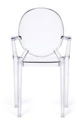 Кресло МЕДЭЛИОН (мод. 922) пластик, 56,5*53,2*92,5см, бесцветный / MEDALION (mod.