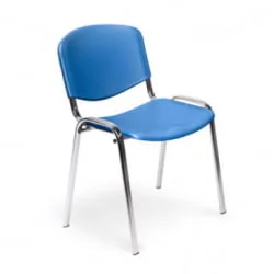Стул ЗП_УП_ЕЧаир Рио ИЗО хром пластик синий 573684 / ZP_UP_EChair Rio