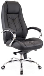 Кресло руководителя Дрифт Лукс М кожа Черный / Drift Lux M