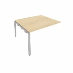 Проходной наборный элемент переговорного стола Метал Сйстем Б.ППРГ-3 Акация/Серый / Metal System