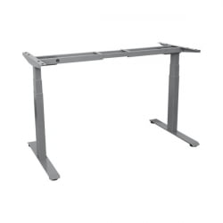 Подстолье для стола с электроприводом и регулировкой высоты 2 мотора, память 4 уровня высоты, серый