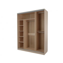 Шкаф с зеркалом Бассо-1 Дуб сонома