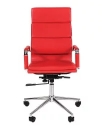 Кресло руководителя CХАИРМАН 750 красный / CHAIRMAN