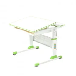 Парта растущая РИФФОРМА Комфорт-80 Белый Зеленый / RIFFORMA Comfort-80