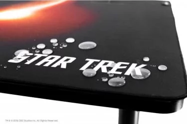 Геймерский стол Ароззи Арена Леггеро Стар Трек едитион Блаcк / Arozzi Arena Leggero Star Trek edition Black