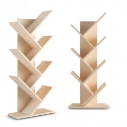 Стеллаж для дома Акцент СК-5 (5 полок) Дуб молочный