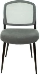 Стулья для кухни Бюрократ КФ-8В блаcк Серый 2 шт. / KF-8W black