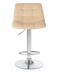 Стул барный ДОБРИН ТАИЛОР (бежевый велюр (МДЖ9-10)) 2 шт / DOBRIN TAILOR (MJ9-10))