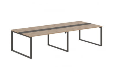 Переговорный стол ЕДИС ЕКCТ 3114 Дуб Денвер светлый Мокко Мокко / EDIS EQCT