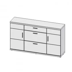 Комод в гостиную Корано Бм.Кор-04 Белый