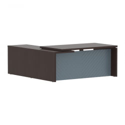 Стол руководителя правый Торр ЛУКС ТЛCТ 1820 Р Венге Магия Серо-голубой / Torr LUX TLCT R