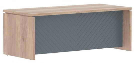 Стол руководителя Торр ЛУКС ТЛСТ 209Х Дуб Каньон Серо-голубой / Torr LUX TLST 209H