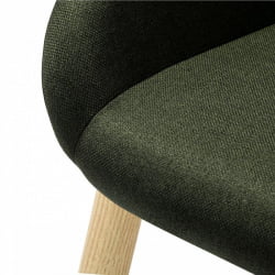 Стул Кент темно-зеленый/нат.дуб / Kent