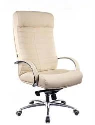 Кресло для руководителя Орион АЛ М кожа Бежевый / Orion AL M