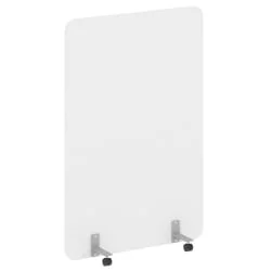 Перегородка на металлических опорах, на роликах Р-лине ДП.Р-120-180 Белый Бриллиант / R-line DP.R-120-180