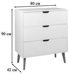 Комод 3 ящика Никко 400955231х / Nikko 400955231h