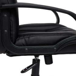 Кресло СН833 кож/зам, черный, 36-6