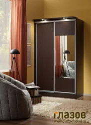 Двустворчатый шкаф 3 Симпле Венге / Simple