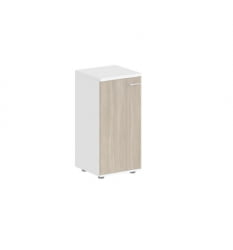 Шкаф низкий левый Сигма СГ.806.ВХ.ОД.Л Белый Дуб темный / Sigma SG.806.WH.OD.L