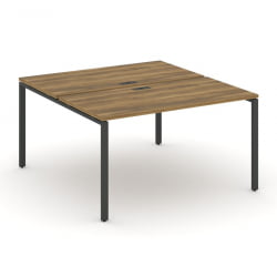 Рабочая станция двухсторонняя на 2 места CОНCЕПТ CН.ДРС-001 Сандал Янтарный Антрацит / CONCEPT CN.DRS-001