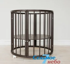 Кровать-трансформер 6-в-1 Меррй Хаппй 01 Венге / Merry Happy