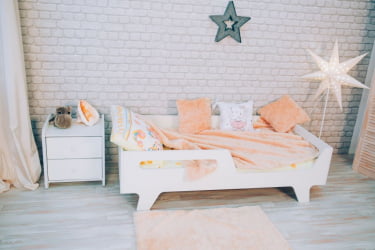 Кровать детская Бэби Белый