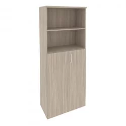 Шкаф высокий широкий (2 средних фасада ЛДСП) ОНИКС О.СТ-1.6 Дуб Аттик / ONIX O.ST-1.6