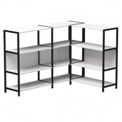 Набор стеллажных систем Еверпроф ЕВО №14 Белый Черный / Everprof EVO