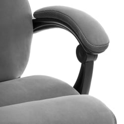 Кресло руководителя Камбридге металБЛ велюр/ткань, серый, 29/12 / Cambridge metalBL