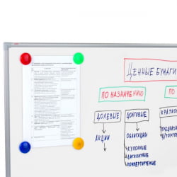 Доска магнитно-маркерная СТАФФ Профит 90х120 см / STAFF Profit