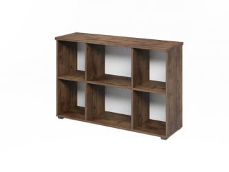 Стеллаж низкий ЛЕМО Л-69 Таксония шоколадная / LEMO L-69