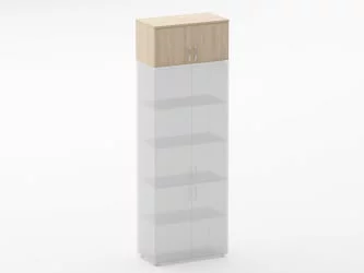 Антресоль широкая Глассй 6.04.131 Бук светлый / Glassy