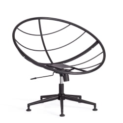 Кресло CЛОУДЕ рогожка/металл, 97х98х90-96см, серо-бежевый, 3М 16/2 / CLOUDE 3M