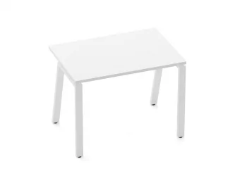 Стол прямой Дека Л-обр. каркас 73.07.10 Белый / Deka