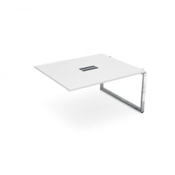 Стол системы БЭНЧ, переговорный, средний ГЛОСС ЛИНЕ НСПС-О.927 Белый Премиум / GLOSS LINE