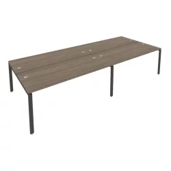 Рабочая станция на 4 раб.места Метал Сйстем Б.СМ-4.5 Вяз/Антрацит / Metal System