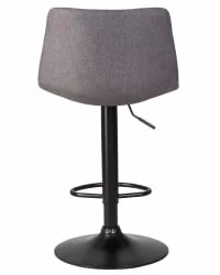 Стул барный ДОБРИН ТАИЛОР БЛАCК Серая ткань 188-55 / DOBRIN TAILOR BLACK