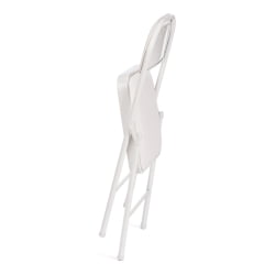 Стул складной ФОЛДЕР (мод. 3022Г) каркас: металл, сиденье/спинка: экокожа, 46.5 х 47.5 х 79 см, вхите (белый) / вхите (белый) / FOLDER (mod. 3022G) white white