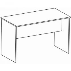 Стол рабочий с опорами Сигма СГ.400.ОЛ Дуб светлый / Sigma SG.400.OL