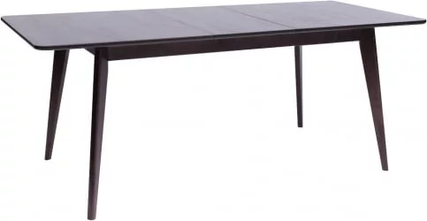 Стол обеденный Пегас Плус 120кс75 Эмаль белая Морилка Орех / Plus 120x75