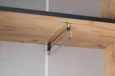 Двустворчатый шкаф Ольга-Лофт 3.1 Дуб Крафт золотой Темно-серый