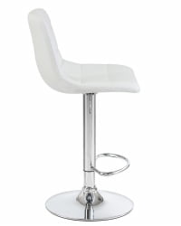 Стул барный ДОБРИН ТАИЛОР экокожа Белый / DOBRIN TAILOR