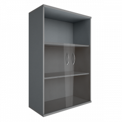 Шкаф средний широкий Рива А.СТ-2.2 Серый / Riva