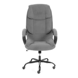 Кресло руководителя ОРЕОН металБЛ велюр, серый, 29 / OREON metalBL