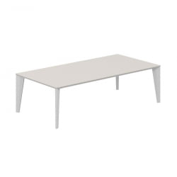 Стол журнальный Атлас НЗ-0107.ГС.АЛ Серый камень Алюминий / Atlas NZ-0107.GS.AL